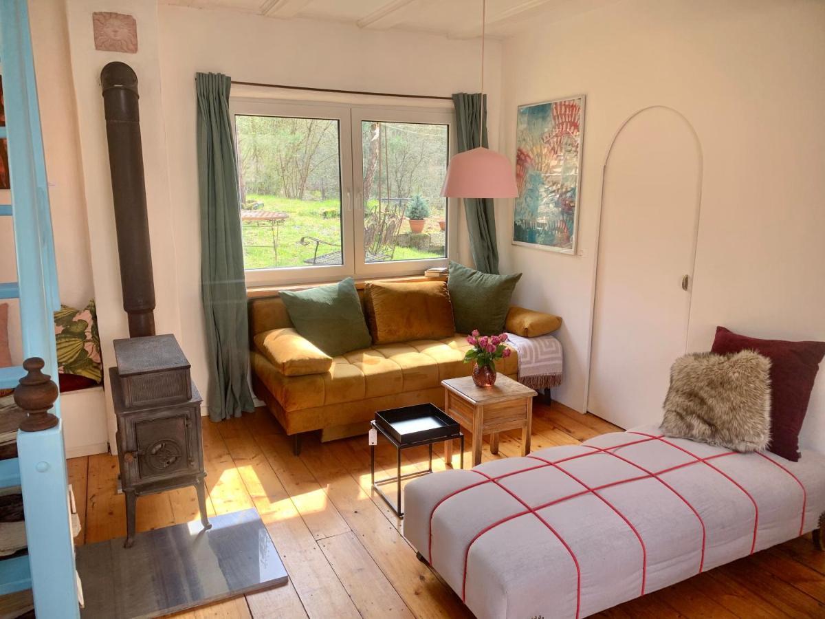 Kleine Kunstremise Mit Holzofen Burg Freienfels Apartment Weinbach Bagian luar foto