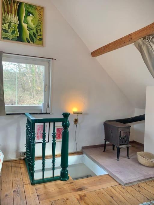 Kleine Kunstremise Mit Holzofen Burg Freienfels Apartment Weinbach Bagian luar foto
