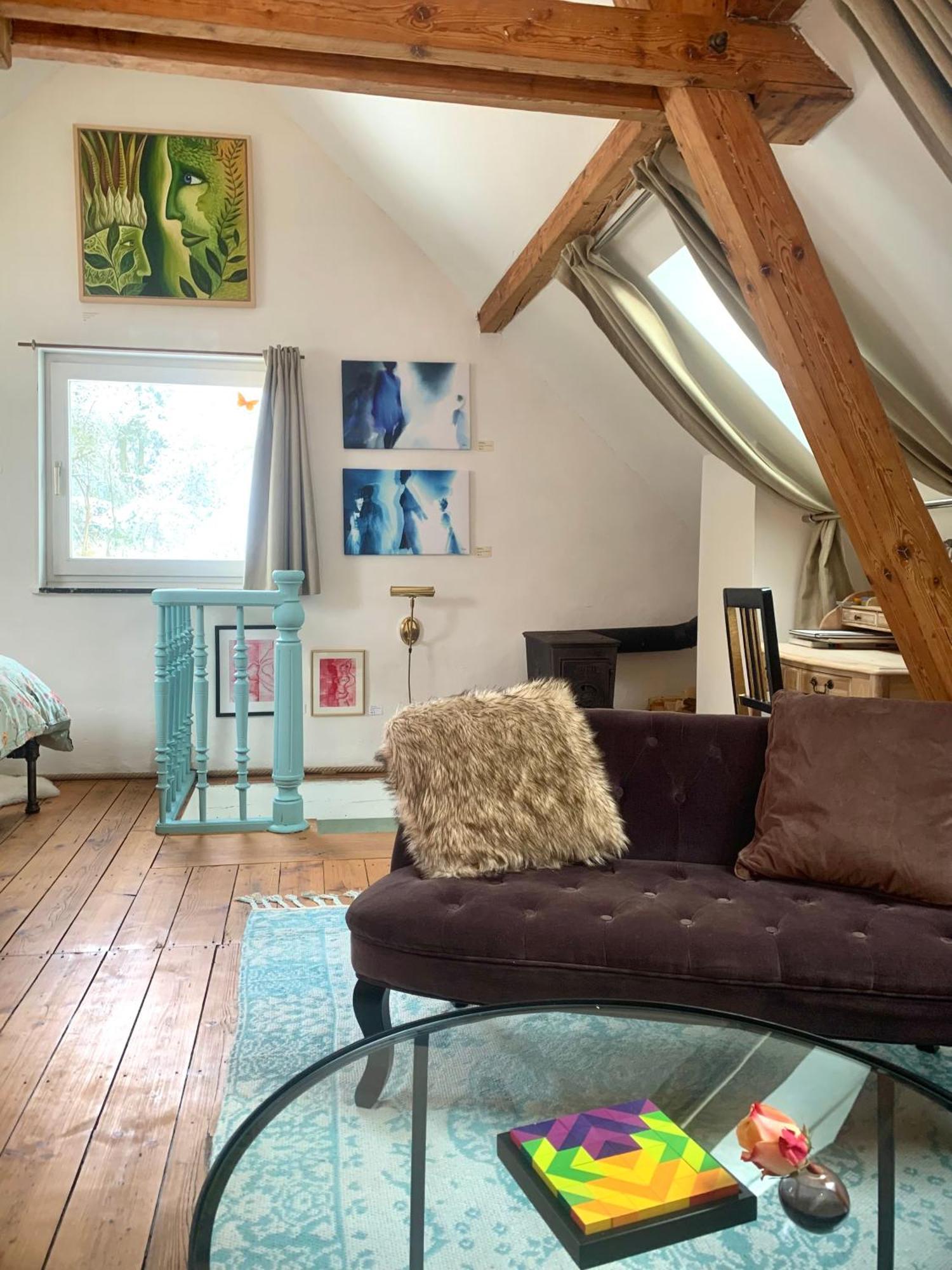Kleine Kunstremise Mit Holzofen Burg Freienfels Apartment Weinbach Bagian luar foto